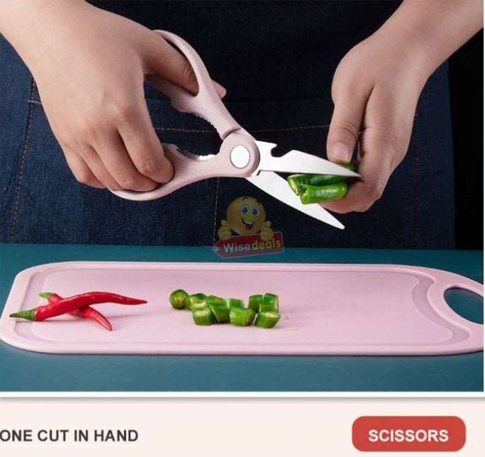 6 Pcs Corrugated Kitchen Knife Set, Super Sharp, Durable Coating, Tarnish and Rust Resistant