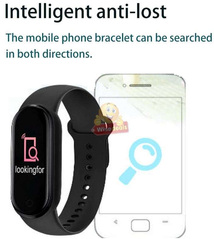 Bluetooth Fitness Watch - Monitor Heart Rate, Blood Pressure, Blood Oxygen, Sport, Calorie, Distance