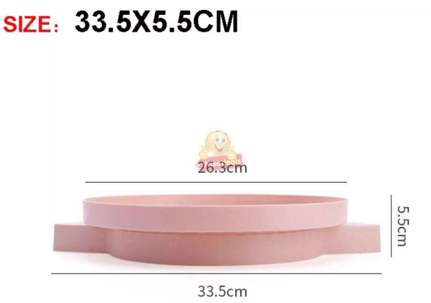 Instant 360° Rotating Shelf with Gripology Suction System, Space Saver, No Tools, No Assembly