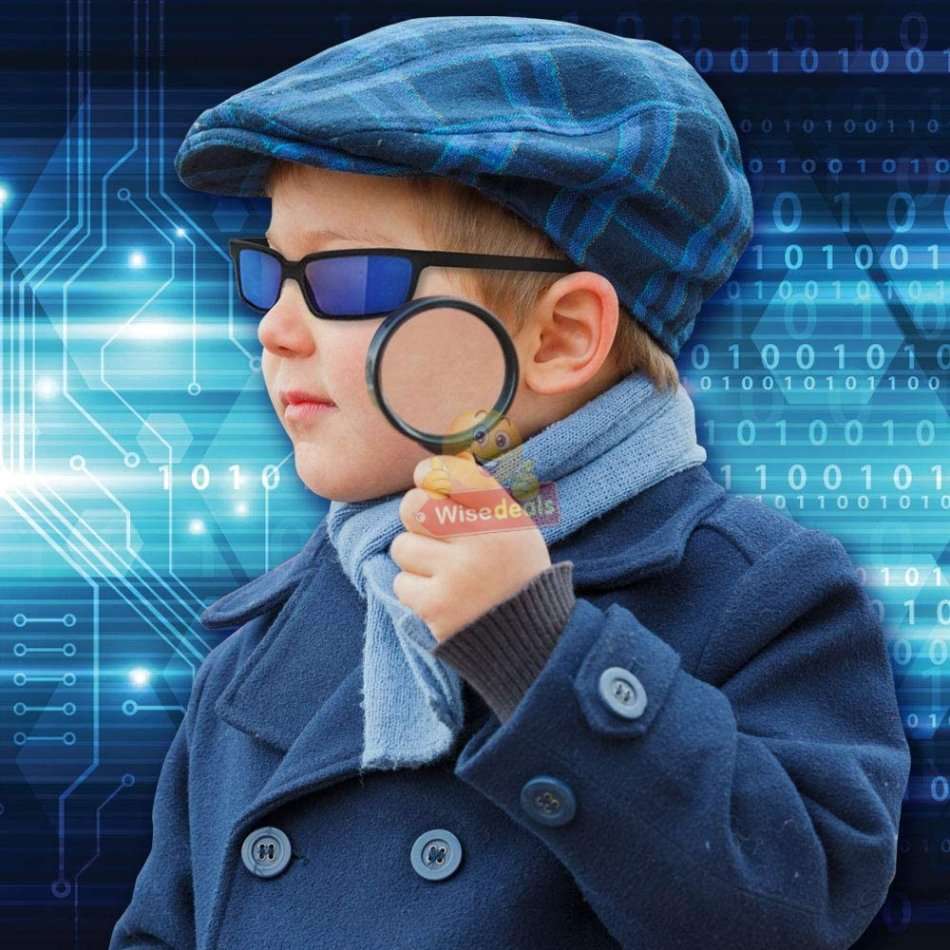 Cool Rear-view Spy Glasses with mirrors on the edges to clearly see what is behind you!