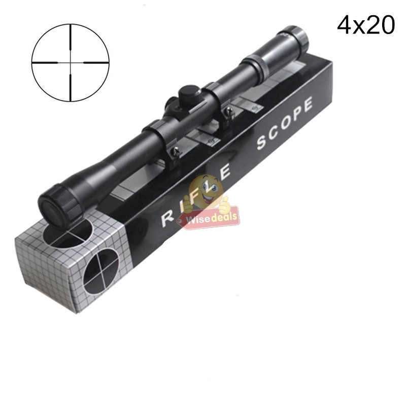 4 X 20 Rifle Scope  Fast and Accurate for Target Shooting, Small game or Vermin Hunting