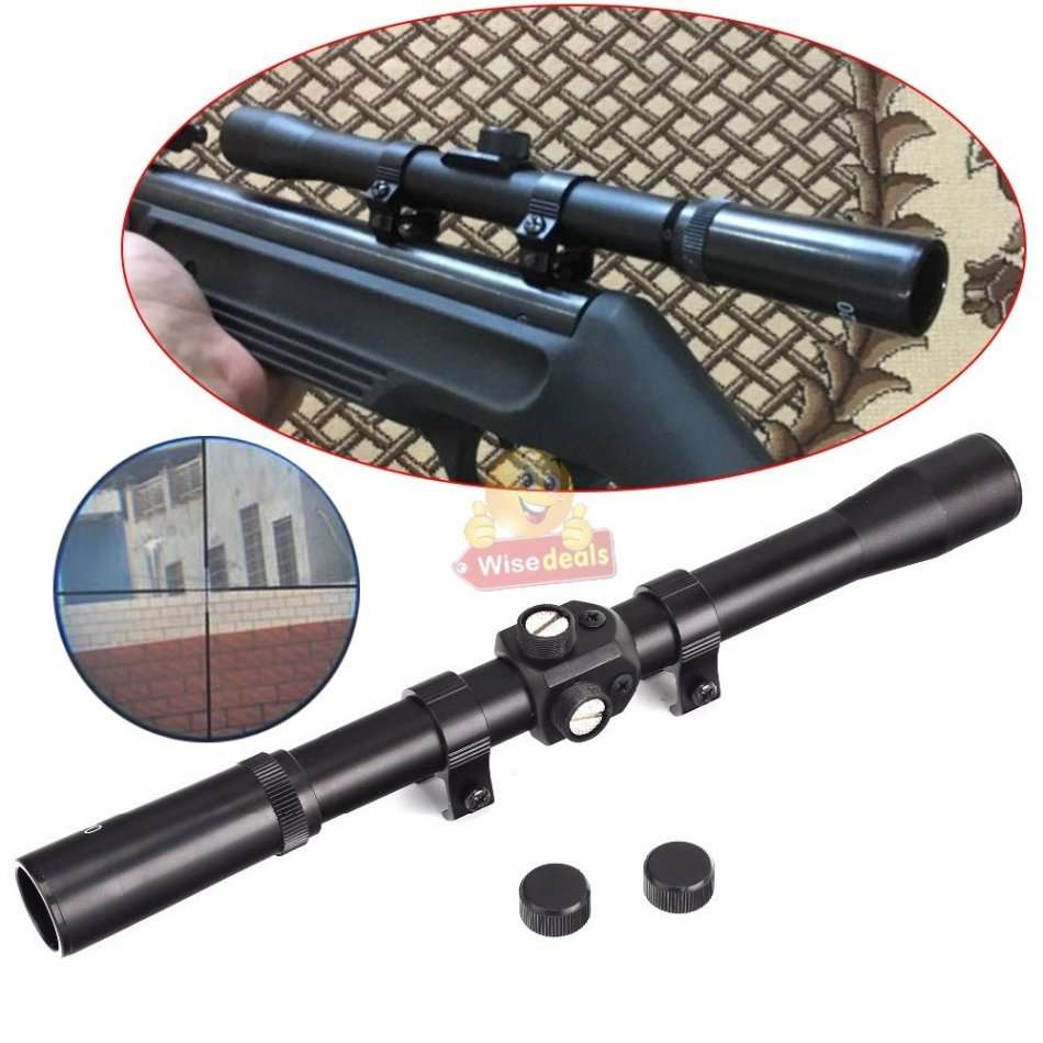 4 X 20 Rifle Scope  Fast and Accurate for Target Shooting, Small game or Vermin Hunting