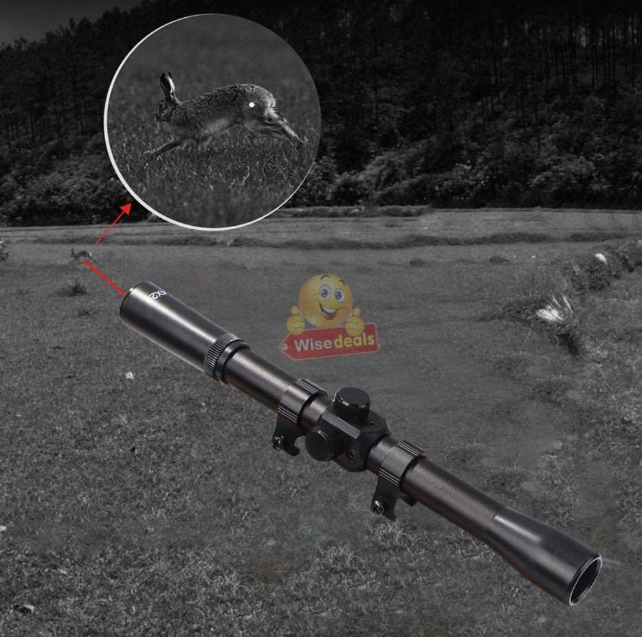 4 X 20 Rifle Scope  Fast and Accurate for Target Shooting, Small game or Vermin Hunting