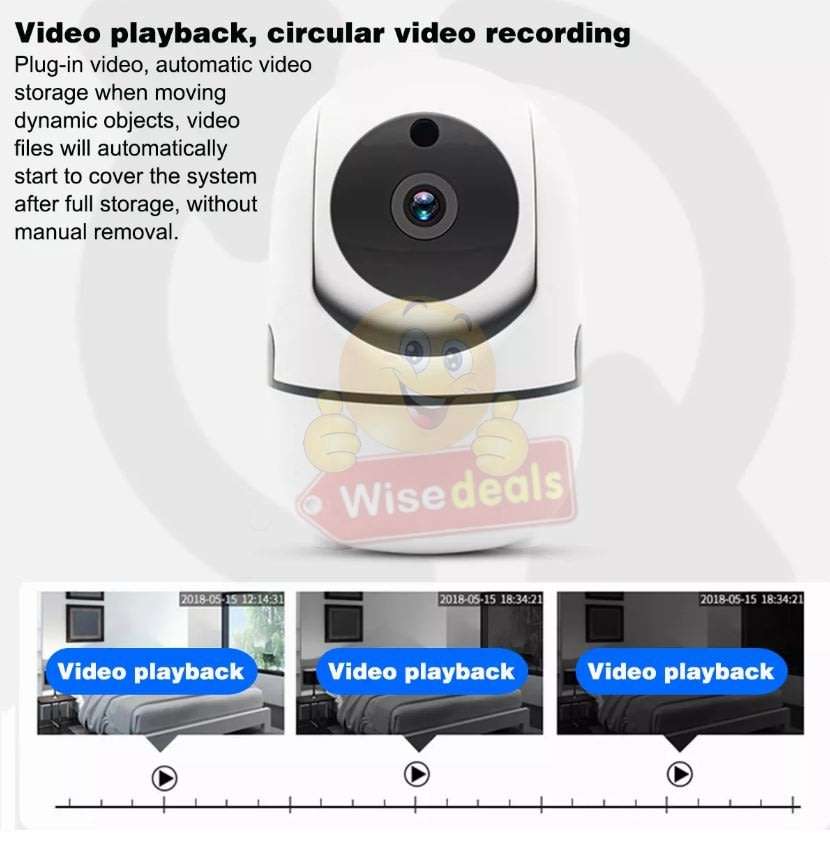 1080P WI-FI Night Vision IP Camera, Motion Detection, Two-way Communication and more