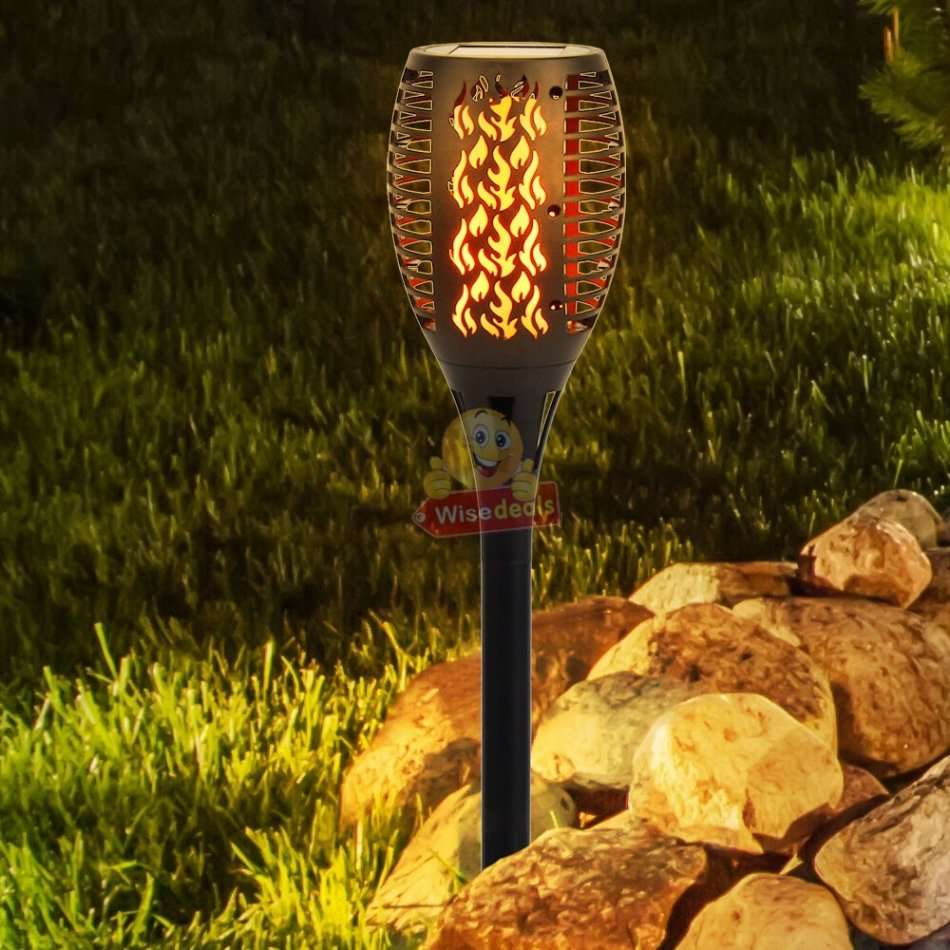 Solar Flame Like, flicker like real flames, Charge with Sunlight, Automatically switch on at Night