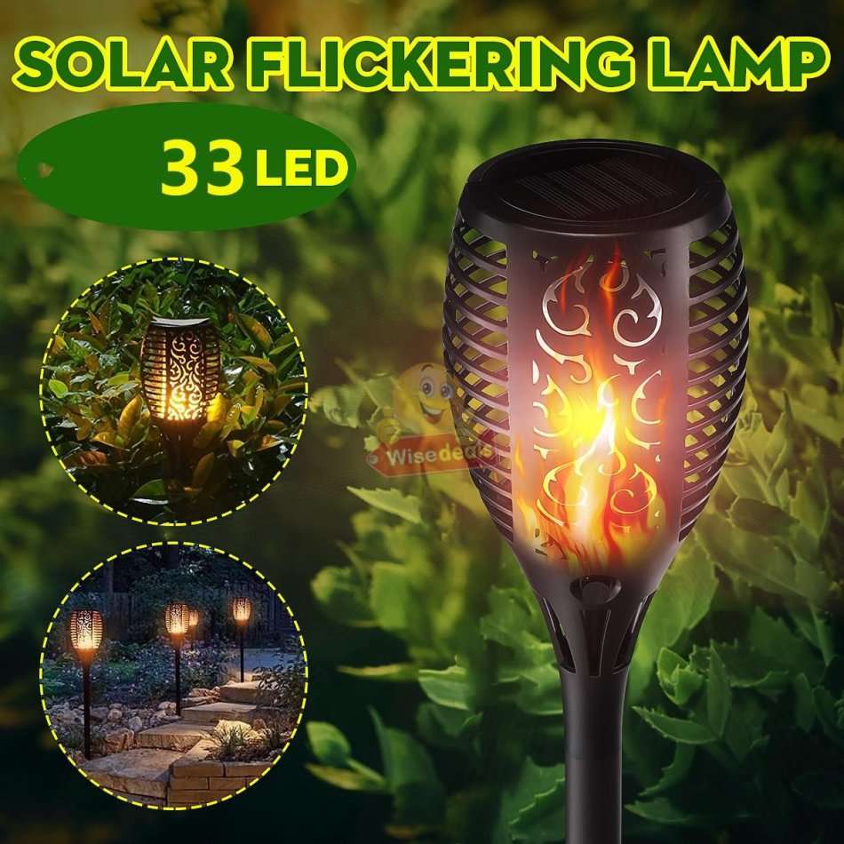 Solar Flame Like, flicker like real flames, Charge with Sunlight, Automatically switch on at Night