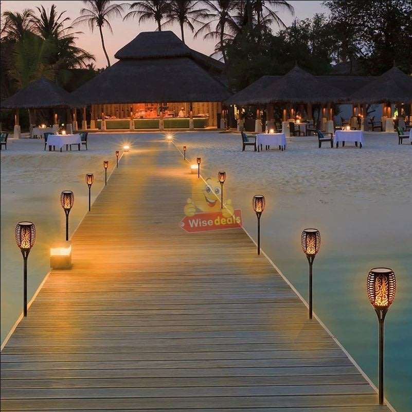 Solar Flame Like, flicker like real flames, Charge with Sunlight, Automatically switch on at Night