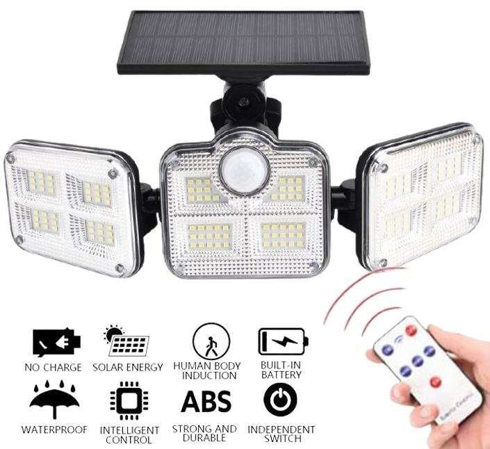 30W Solar Flood Light with Remote Control