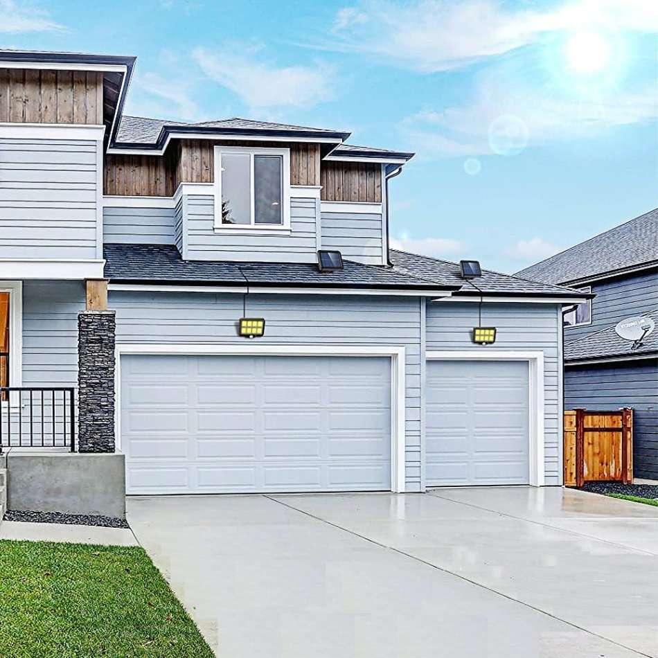 COB LED SOLAR Flood Light Kit with Remote Control