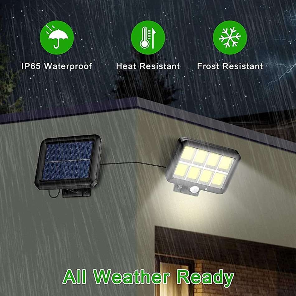 COB LED SOLAR Flood Light Kit with Remote Control