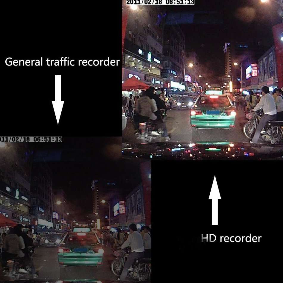 3 Inch HD Car Camera and Recorder DVR