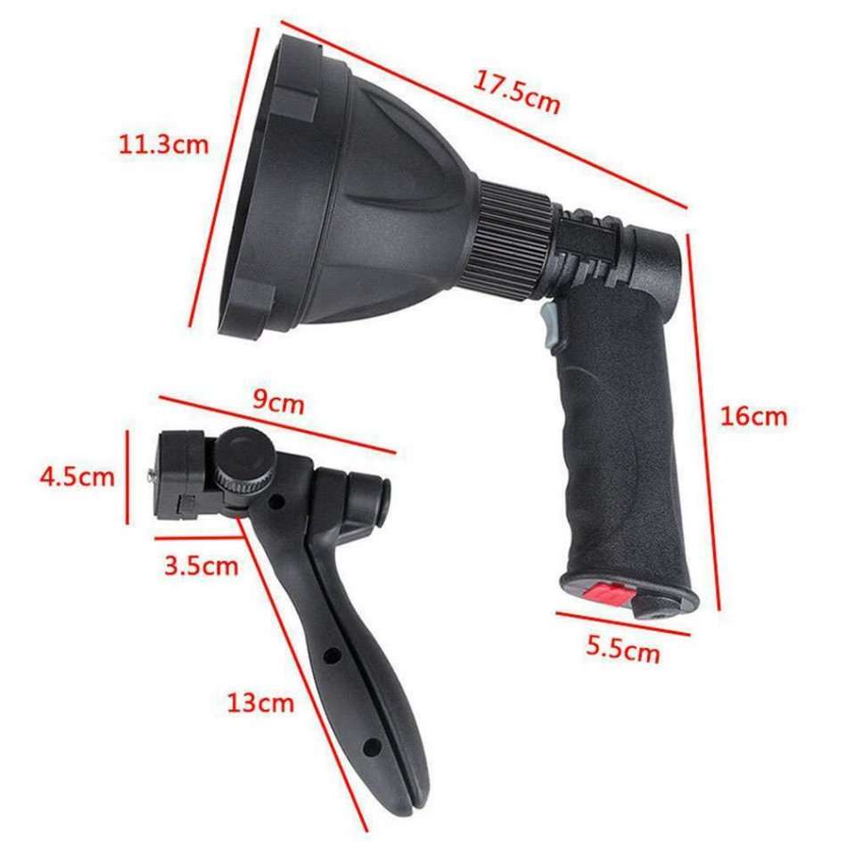 4000mAh LED Pistol Flash Light