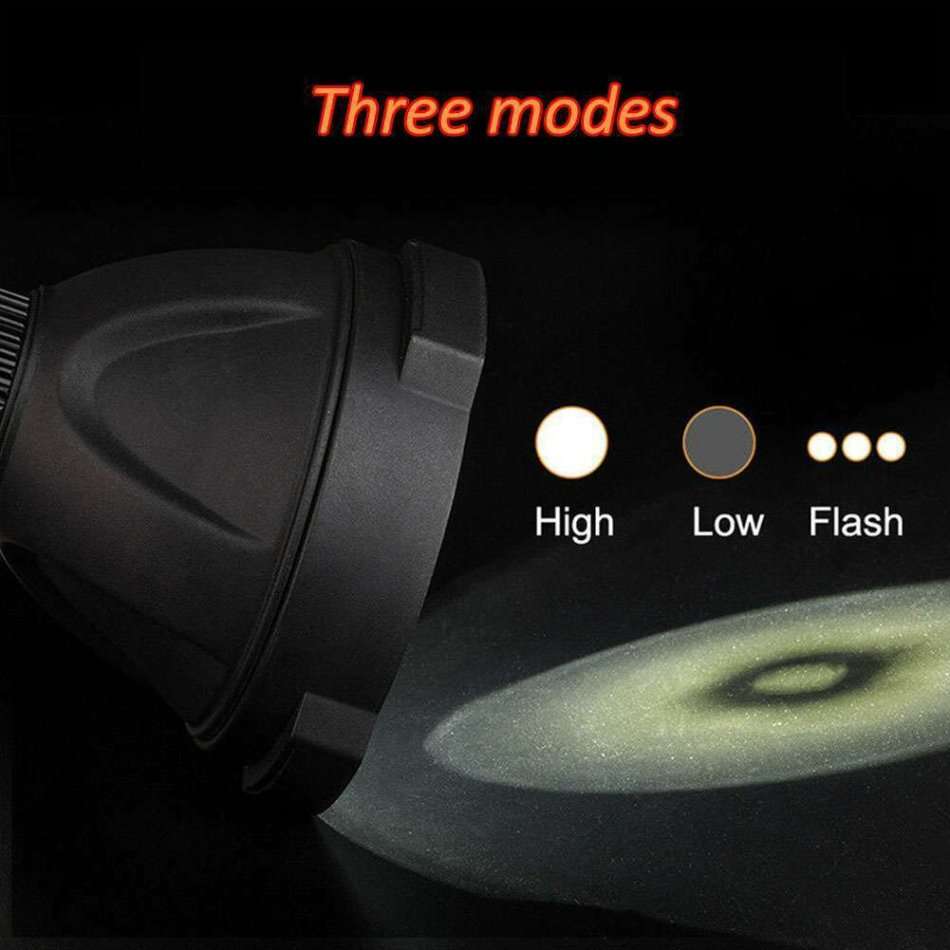 4000mAh LED Pistol Flash Light