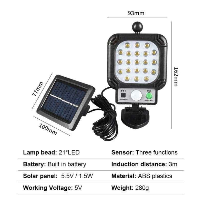 Solar Split LED Flood Light