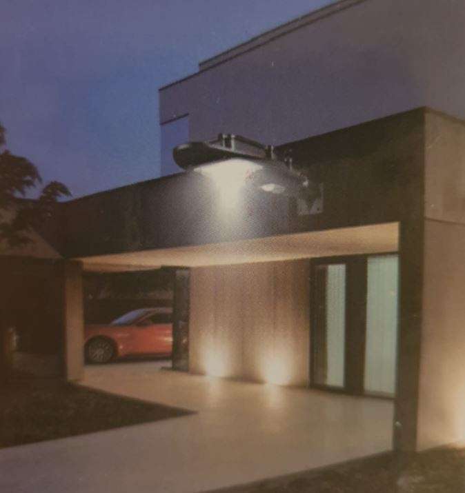 Solar Sensor Street Light, 100W