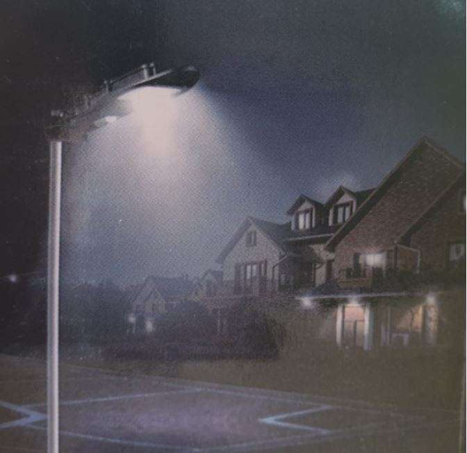 Solar Sensor Street Light, 100W