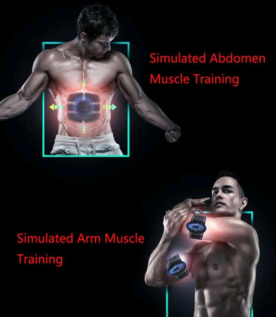 Wireless Electronic EMS 6 Pack Abs Muscle Simulator Kit