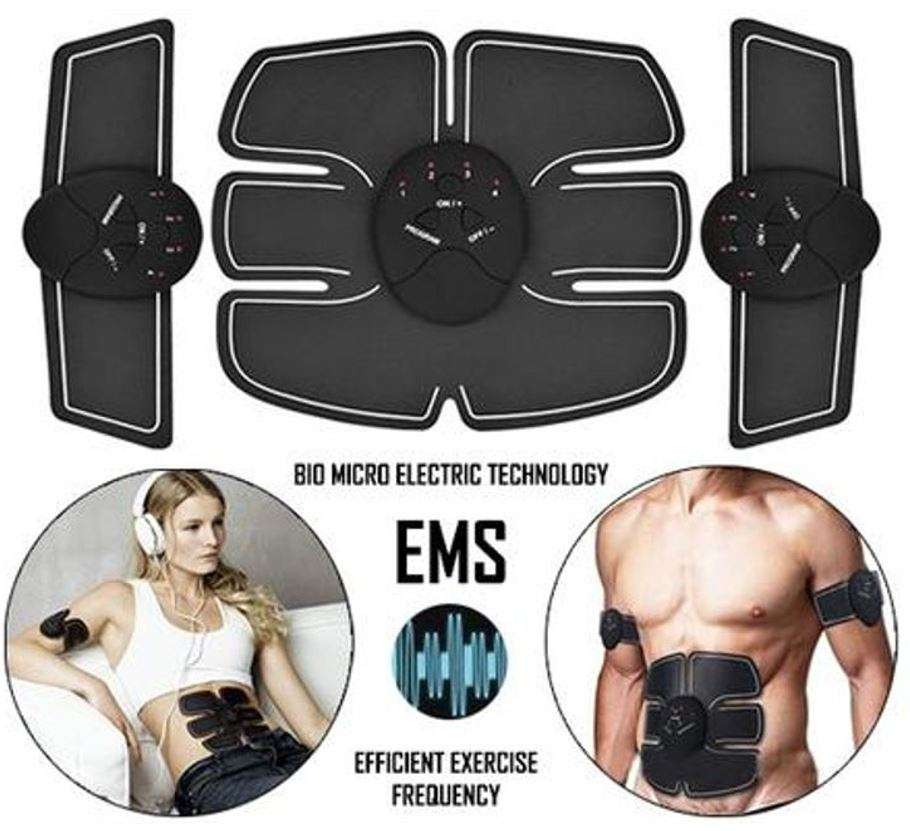 Wireless Electronic EMS 6 Pack Abs Muscle Simulator Kit