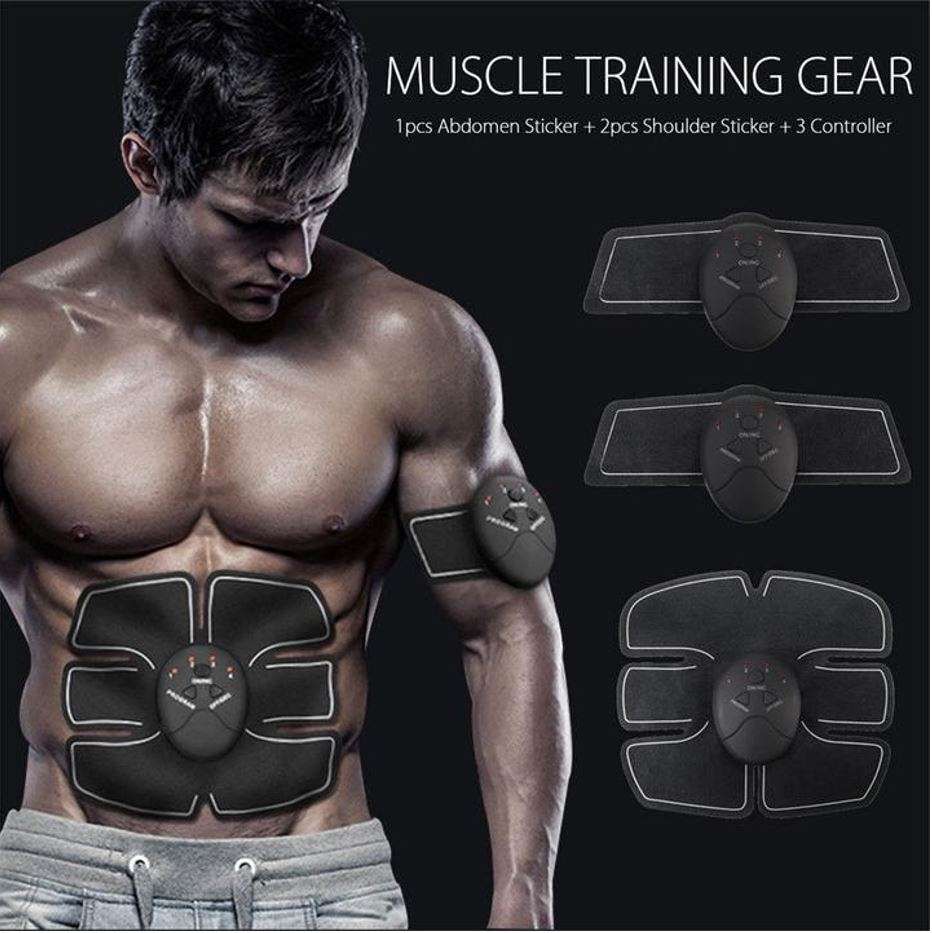 Wireless Electronic EMS 6 Pack Abs Muscle Simulator Kit