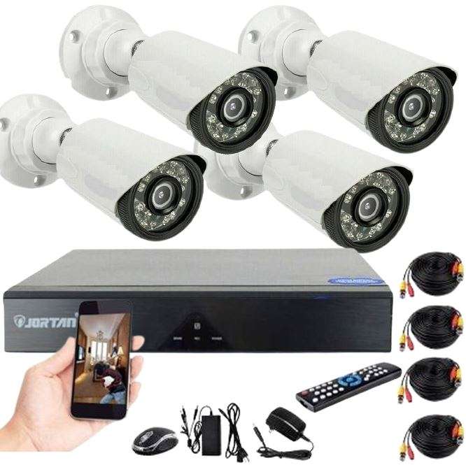 AHD 4 Channel CCTV Surveillance Camera Kit