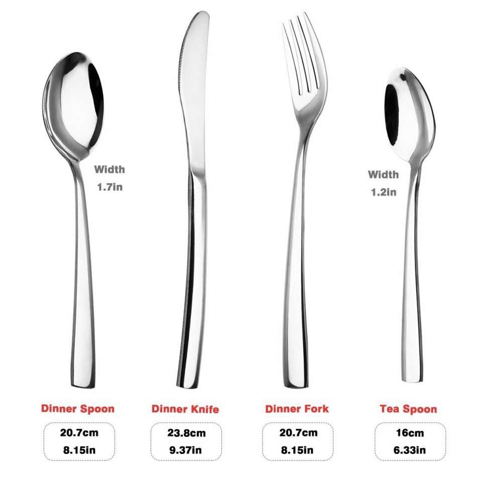 24 Piece Stainless Steel Cutlery Set in Wooden Case