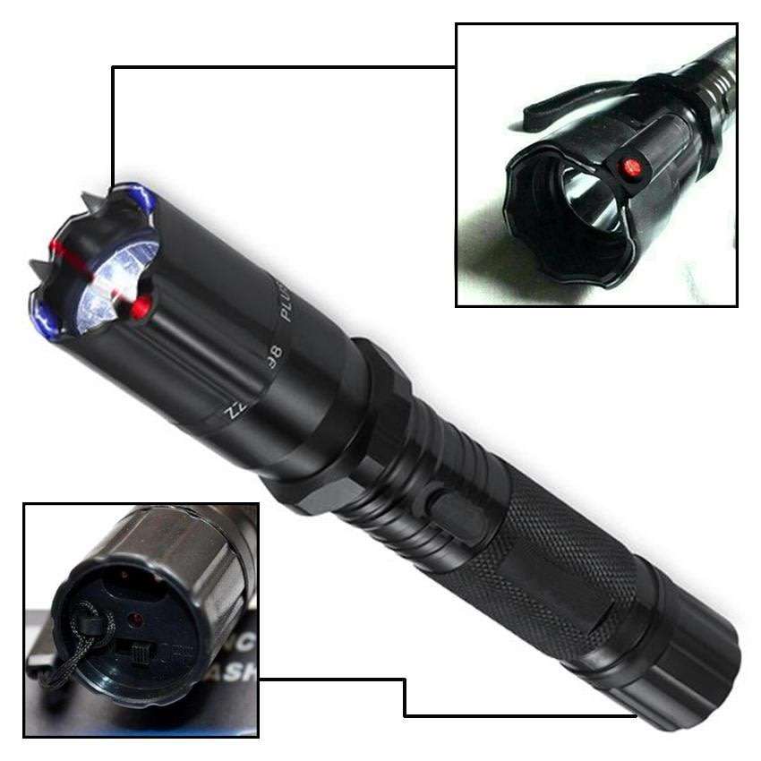 3-IN-1 Laser Stun Gun Flash Light