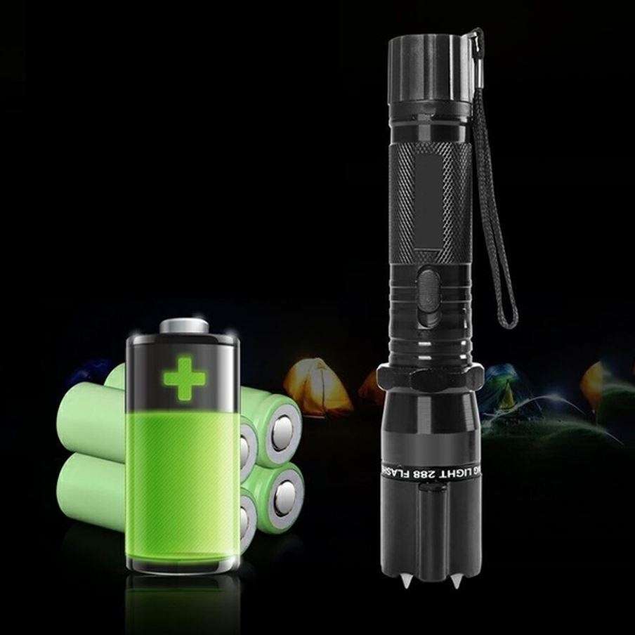 3-IN-1 Laser Stun Gun Flash Light