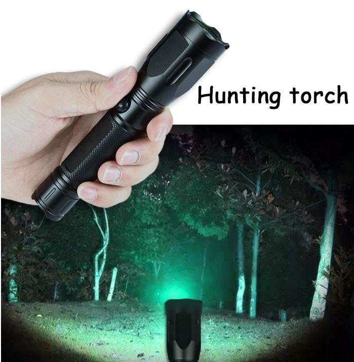 3-IN-1 Laser Stun Gun Flash Light