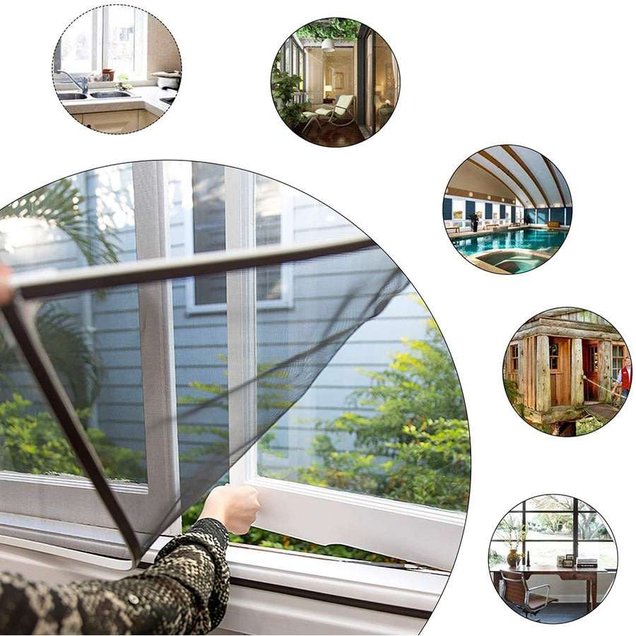 DIY Magnetic Mosquito and Insect Screening Net Kit