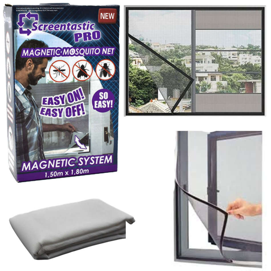 DIY Magnetic Mosquito and Insect Screening Net Kit