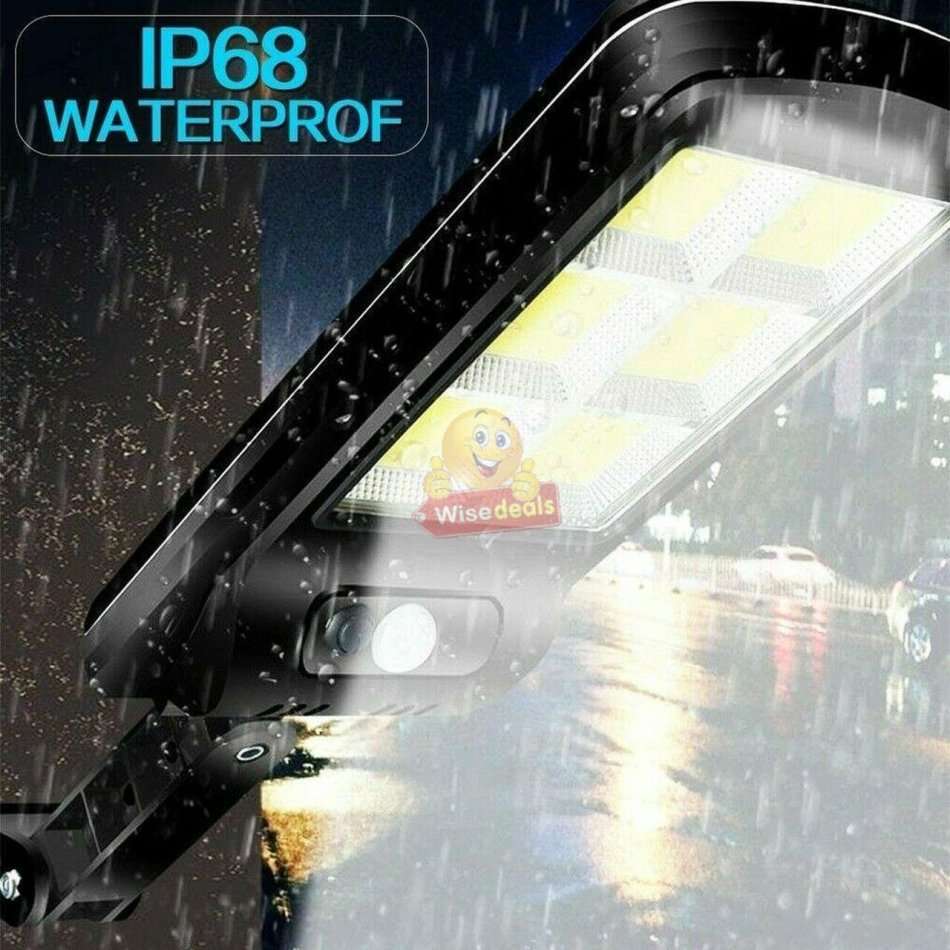 Super Bright 100 LED Solar Sensor Wall Light with 3 Setting Modes