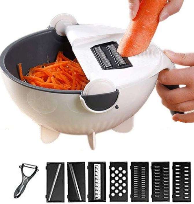 9 in 1 Washing and Cutting Vegetable Basket
