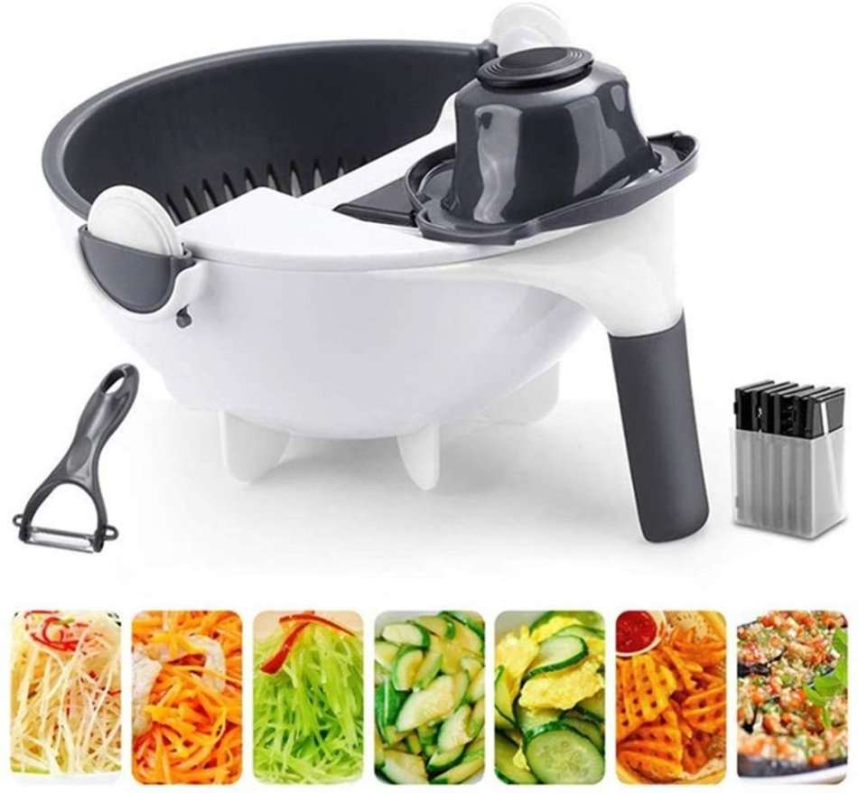 9 in 1 Washing and Cutting Vegetable Basket