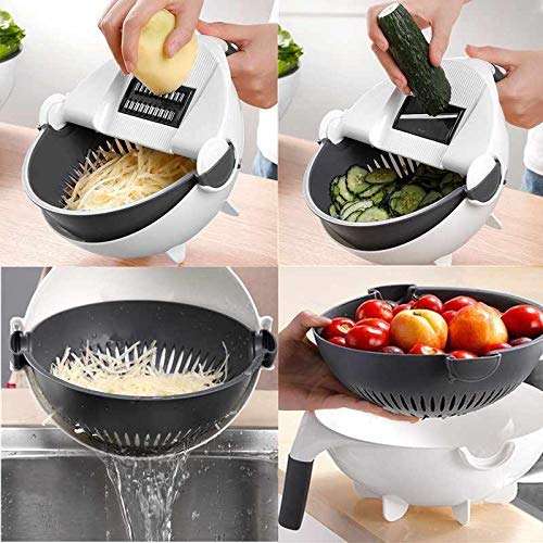9 in 1 Washing and Cutting Vegetable Basket