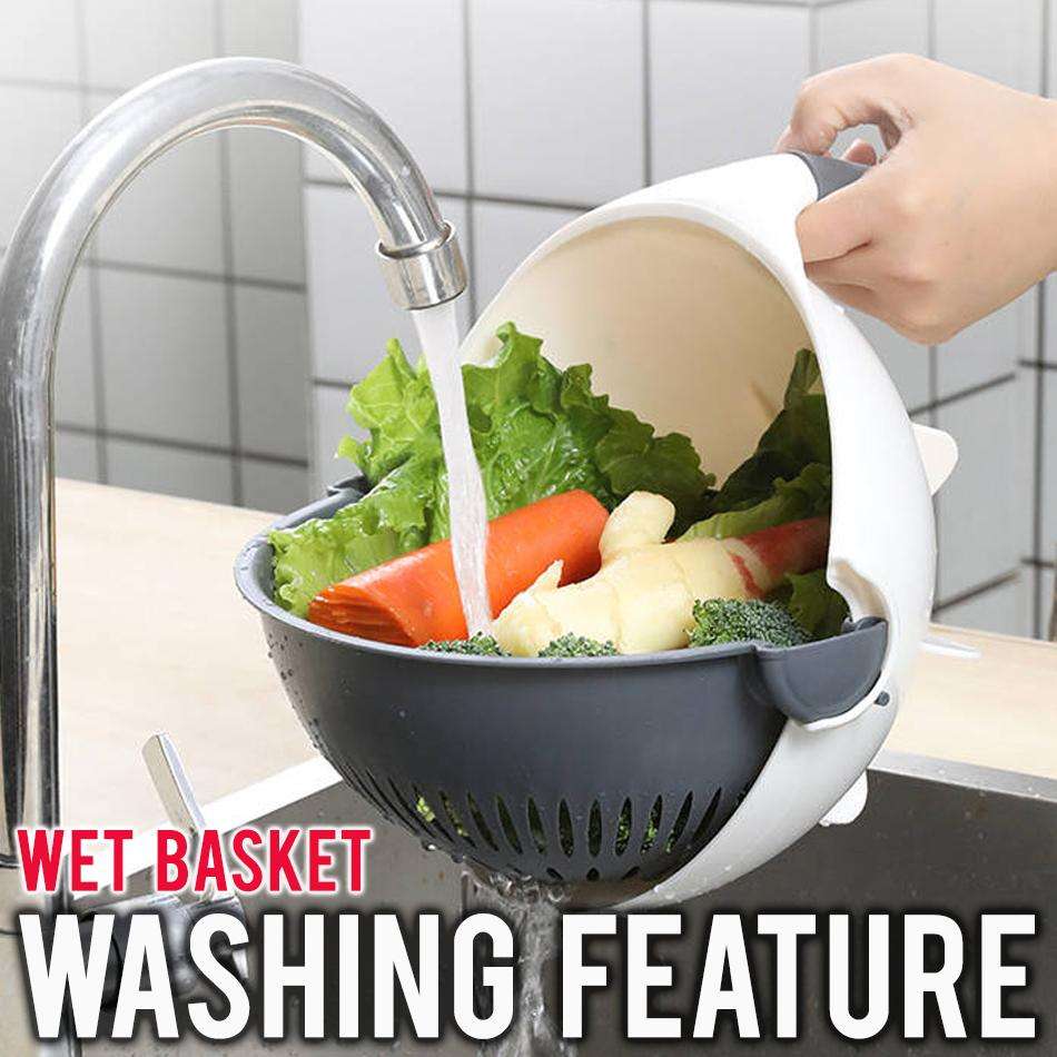 9 in 1 Washing and Cutting Vegetable Basket