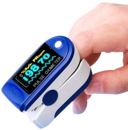 Colour LED Display Pulse Oximeter with Pulse, Heart Rate & Blood Oxygen function