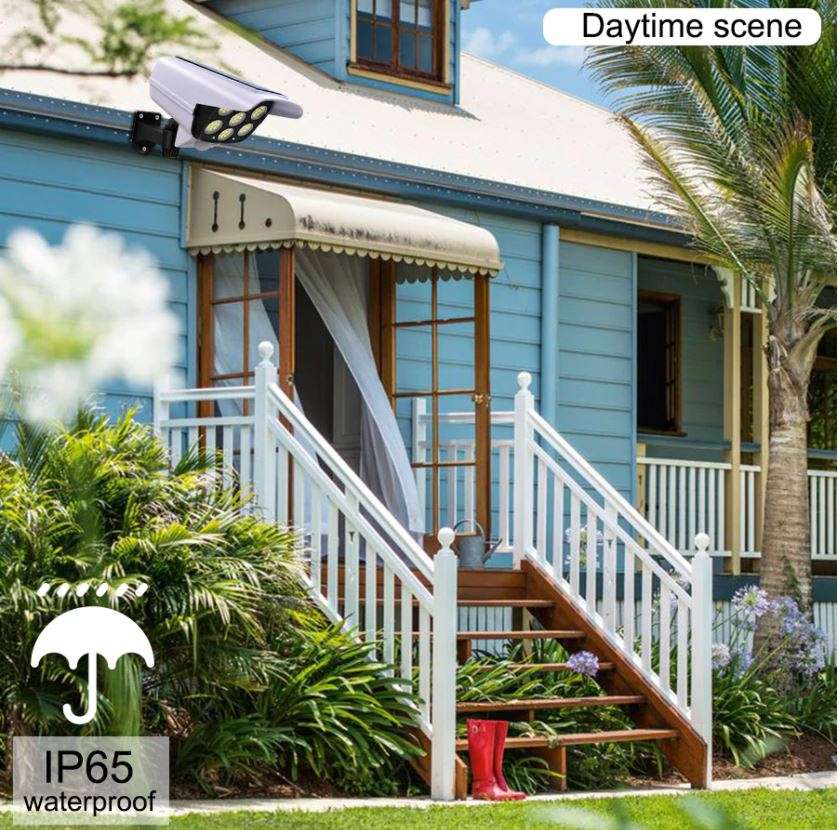 Solar Security Motion Sensor Flood Light with Remote Control