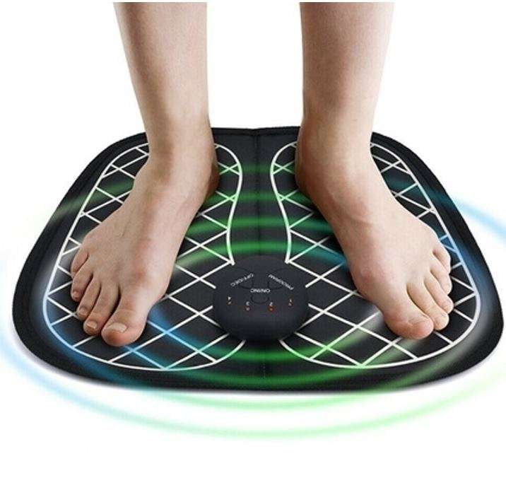 Electric EMS Foot Muscle Massager with 6 Modes, 10 Levels, 15 Minutes Auto Cycle