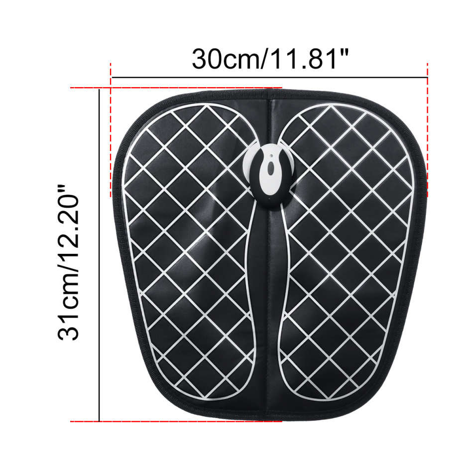 Electric EMS Foot Muscle Massager with 6 Modes, 10 Levels, 15 Minutes Auto Cycle