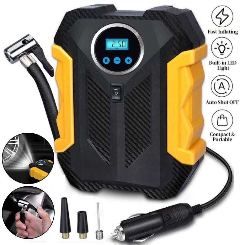 LCD Display Air Pump with 3 Nozzles