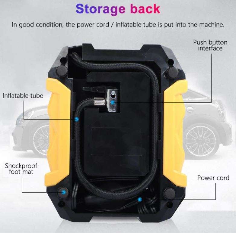 LCD Display Air Pump with 3 Nozzles