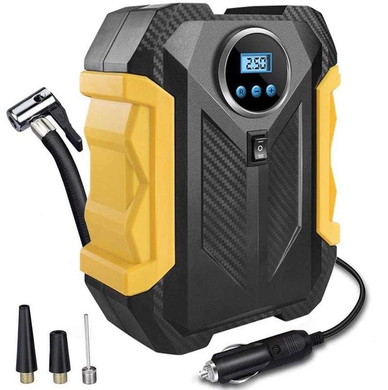 LCD Display Air Pump with 3 Nozzles