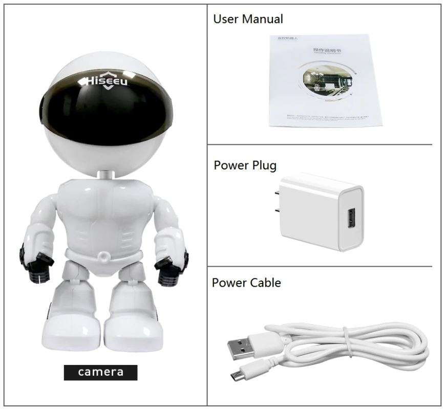 Wireless ROBOT WIFI IP Security Surveillance Camera