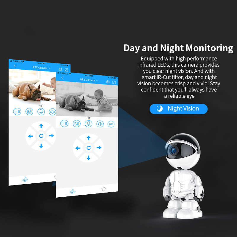 Wireless ROBOT WIFI IP Security Surveillance Camera