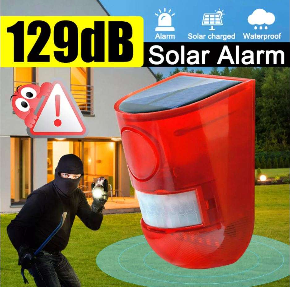 Waterproof Motion Sensor LED SOLAR LIGHT and ALARM