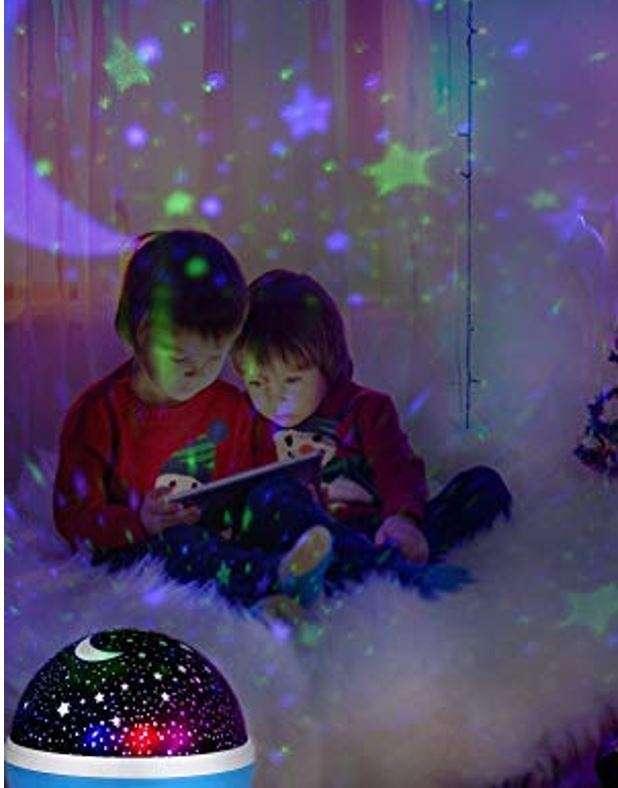 Rotating Starry Night Sky Projector Lamp