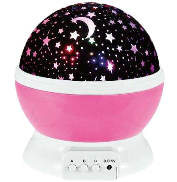 Rotating Starry Night Sky Projector Lamp