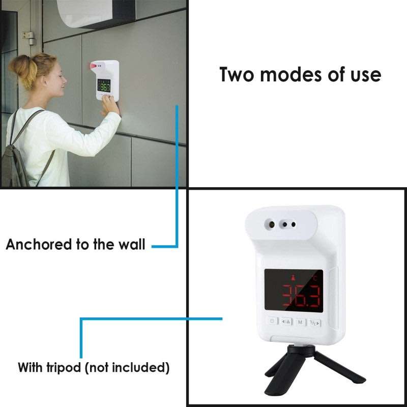 Wall Mounted Infrared Thermometer Counter