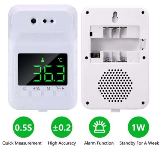 Wall Mounted Infrared Thermometer Counter