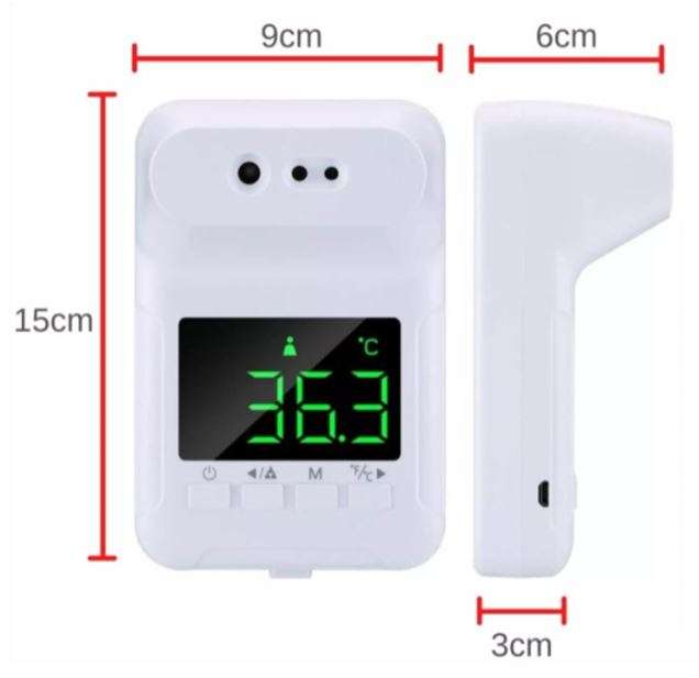 Wall Mounted Infrared Thermometer Counter